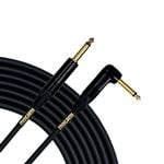 Mogami Gold GGTR18R Guitar Patch Cable 18 Foot One Right Angle Front View